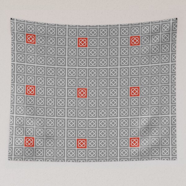 Item preview, Barcelona Red Flower Print designed and sold by Decorera.