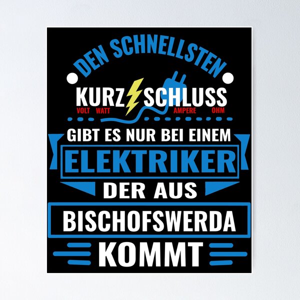 Item preview, BISCHOFSWERDA - We have the best electricians, no one gets it so fast. designed and sold by NoriTEEs.