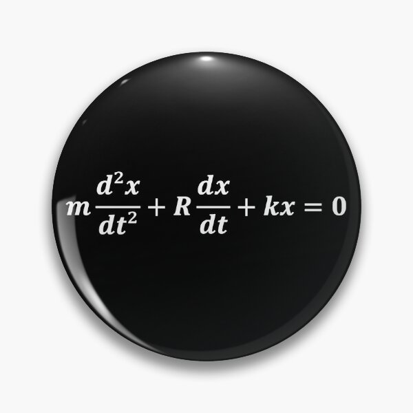 Item preview, mass spring damper ODE, physics and engineering designed and sold by NoetherSym.
