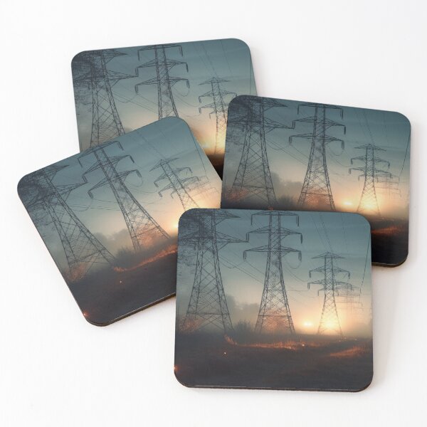 Item preview, Pylons at Dusk designed and sold by pinkal.