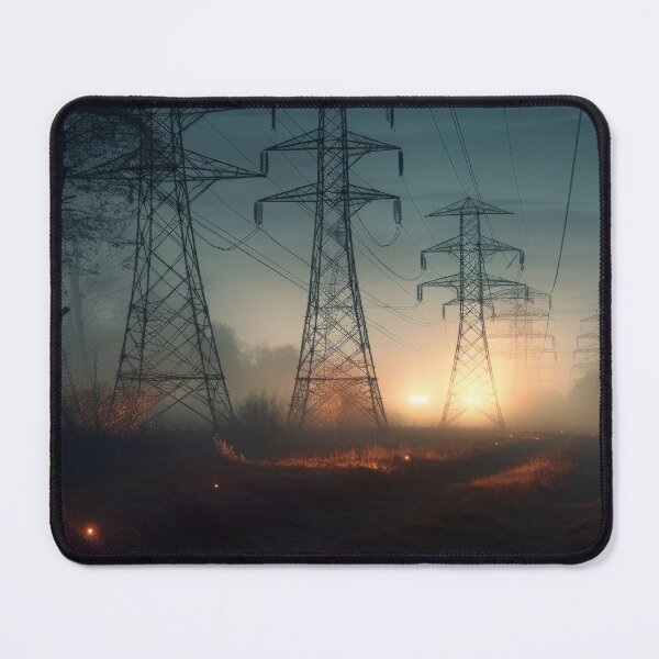 Item preview, Pylons at Dusk designed and sold by pinkal.