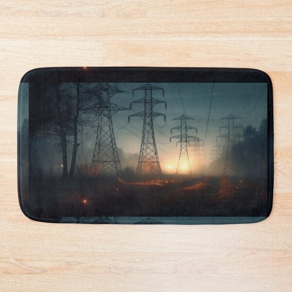 Item preview, Pylons at Dusk designed and sold by pinkal.