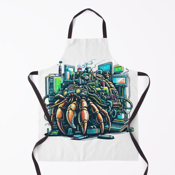 Item preview, Hard-Working Iconic Crab designed and sold by MrAI-Store.