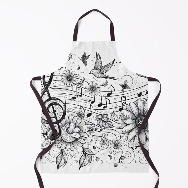 Item preview, Symphony of Nature: Musical Notes, Birds, Flowers, and Wind designed and sold by ReplyGirl.