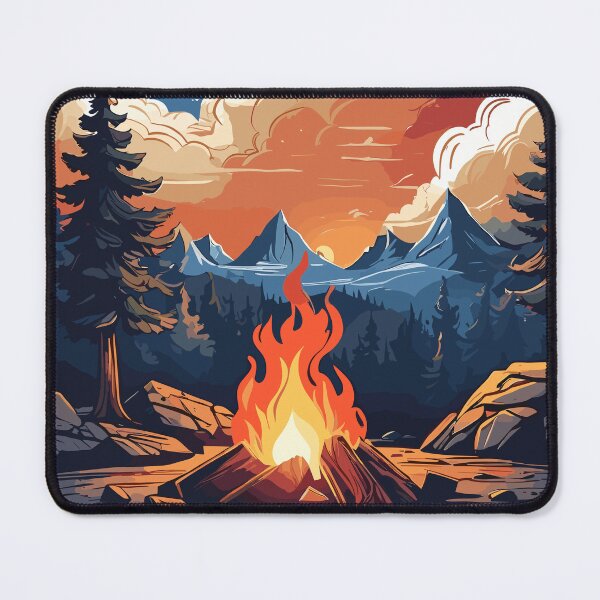 Item preview, Campfire Night Adventure Scenery designed and sold by InkElemental.