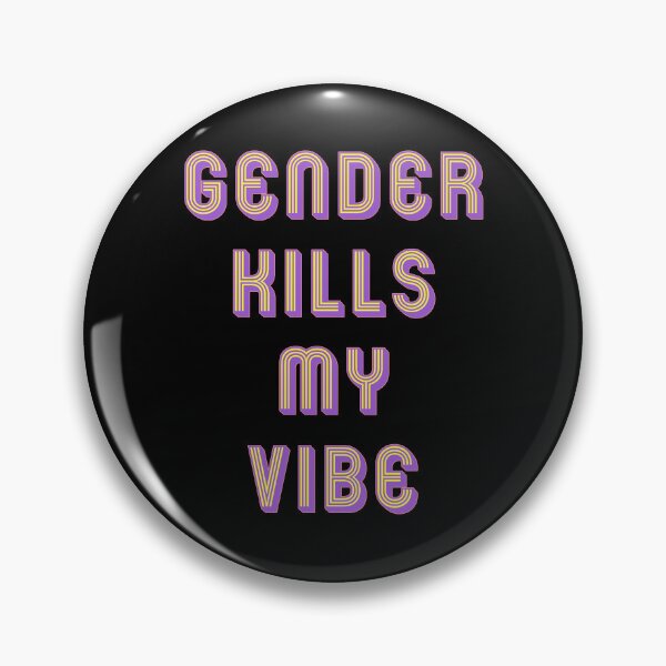Item preview, Gender Kills My Vibe T-shirt, Non-Binary Gender Neutral, They/Them Ask My Pronouns, LGBTQ Aesthetics, Trans Queer Pride, Unisex T-shirt designed and sold by doofking.