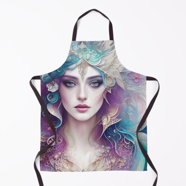 Item preview, Pastel Psychedelic Angel Portrait - Heavenly Fantasy Artwork designed and sold by LeighEvalynn.