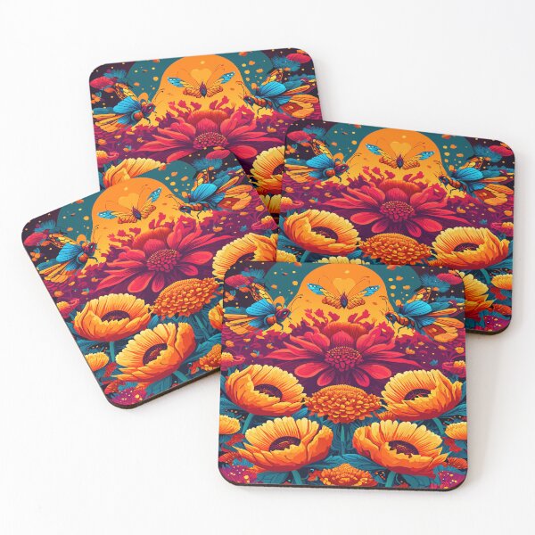 Item preview, "Winged Harmony: Bees & Butterflies" designed and sold by OBSESSIONDESIGN.