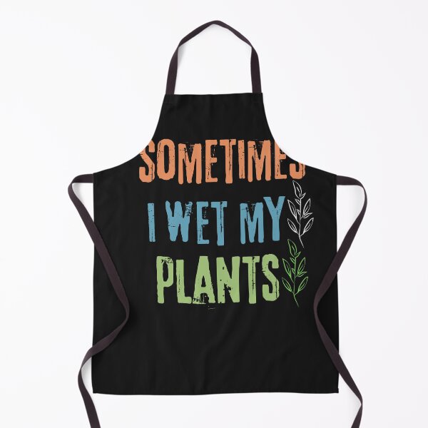 Aperçu de l'œuvre  Parfois, je mouille mes plantes - T-shirt drôle de jardinage créée et vendue par scofield97.