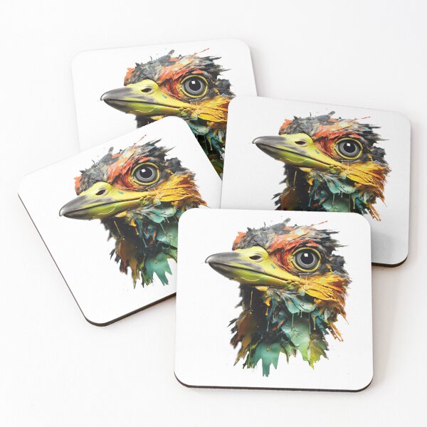Item preview, Avian Artistry - Color-Infused Bird Portrait designed and sold by janedewaard.
