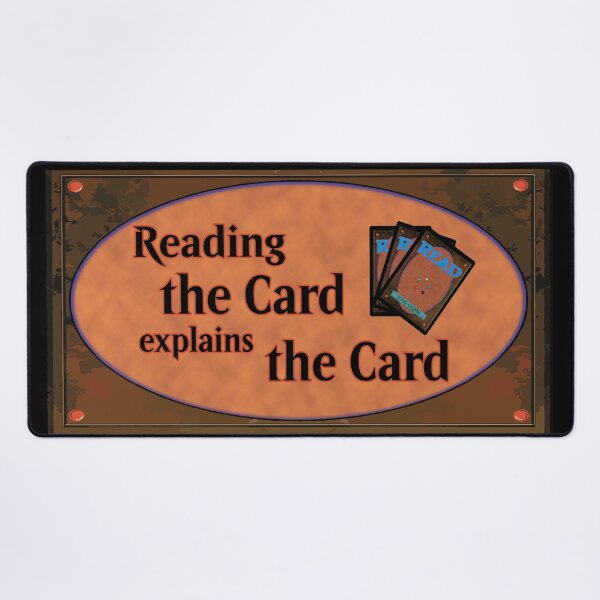 Item preview, La lecture de la carte explique le tapis de jeu Card MTG designed and sold by Maximilian Simson.