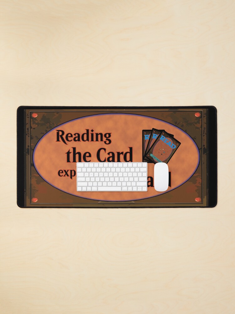 Reading the Card explains the Card MTG Playmat" Mouse Pad by No1Prints |  Redbubble