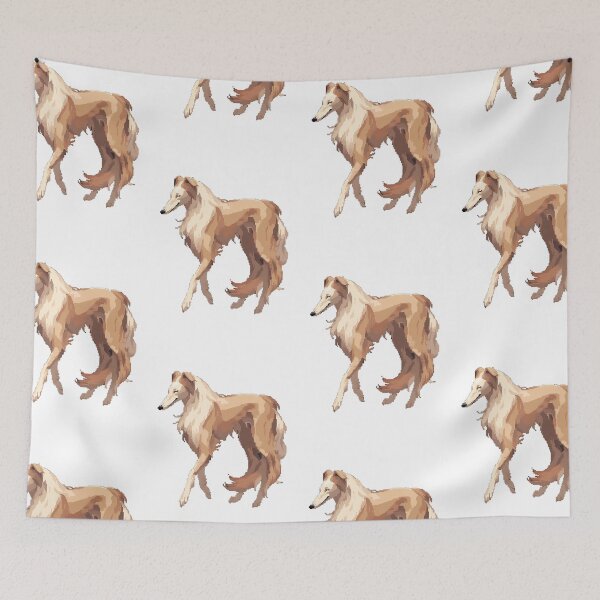 Item preview, Elegant Borzoi dog - Pixel art designed and sold by octoboobs.