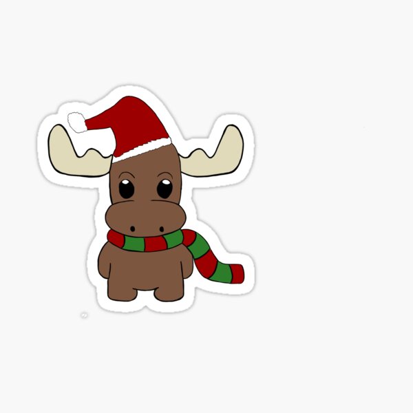 Item preview, Christmas moose  designed and sold by Kelseyk75.