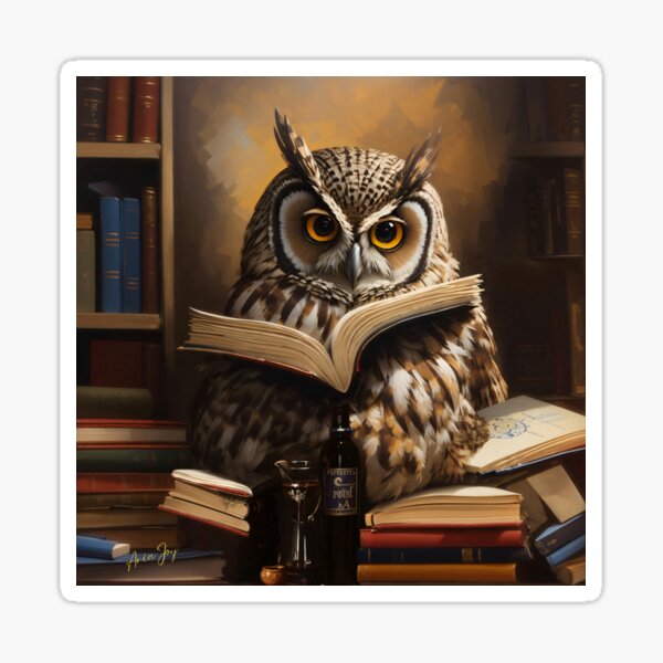 Item preview,   "The Whimsical Whoo" designed and sold by VividArtVisions.