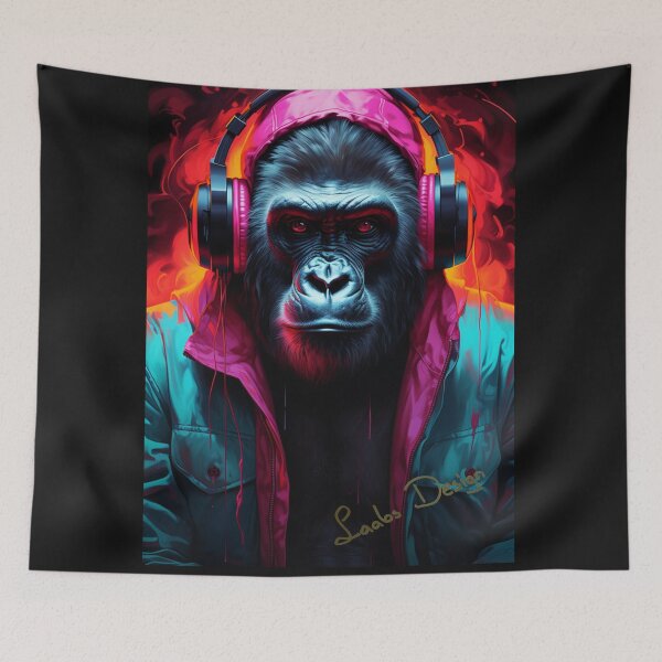 Item preview, Rhythmic Roar: The Groove Gorilla designed and sold by LaabsDesign.