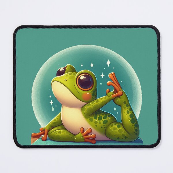 Item preview, Copy of Yoga Frog Cross Legged Pose designed and sold by Lam Assia.
