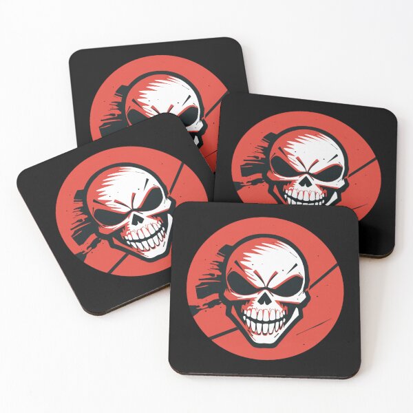 Item preview, Skull logo red designed and sold by diddlysquid.