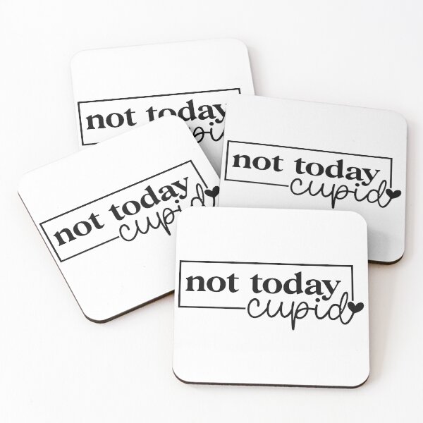 Item preview, Not Today, Cupid - Anti-Valentine's Day designed and sold by EsteticaVerus.