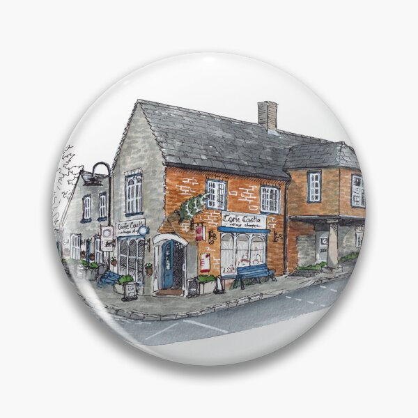 Item preview, Corfe Castle Village Shop Watercolour designed and sold by Tom Napper Design.