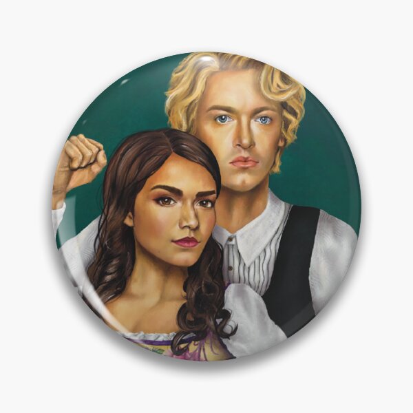 Item preview,  Lucy Gray and Coriolanus Snow Circle Sticker designed and sold by Gabrielle Legg.