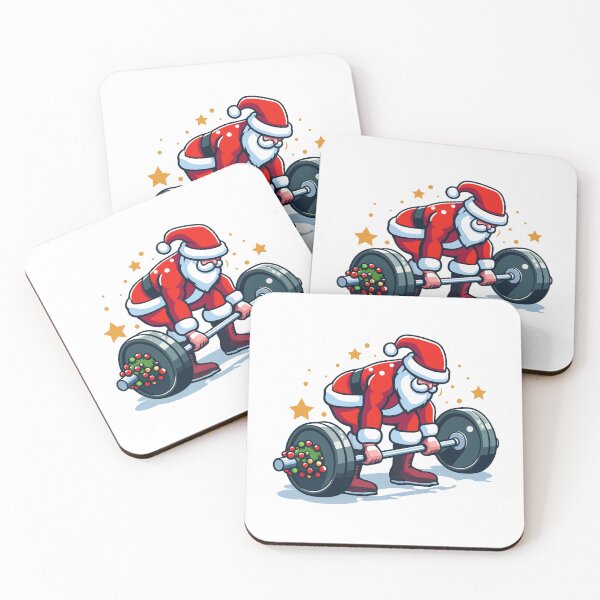Item preview,  Santa Claus working out designed and sold by TomTeeShop01.