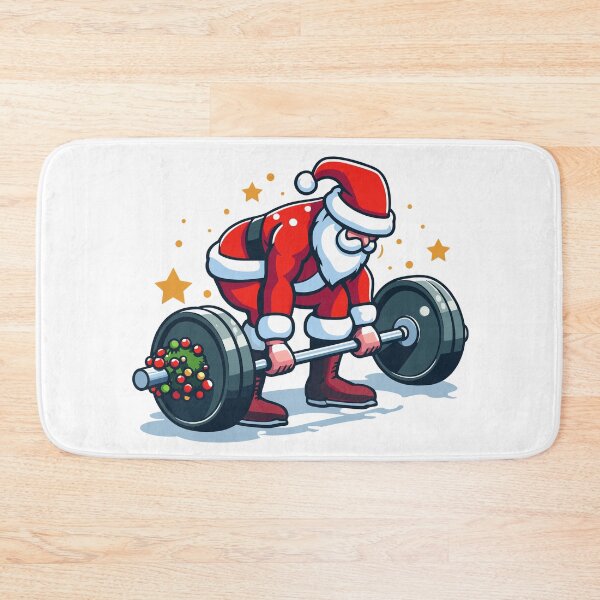 Item preview,  Santa Claus working out designed and sold by TomTeeShop01.