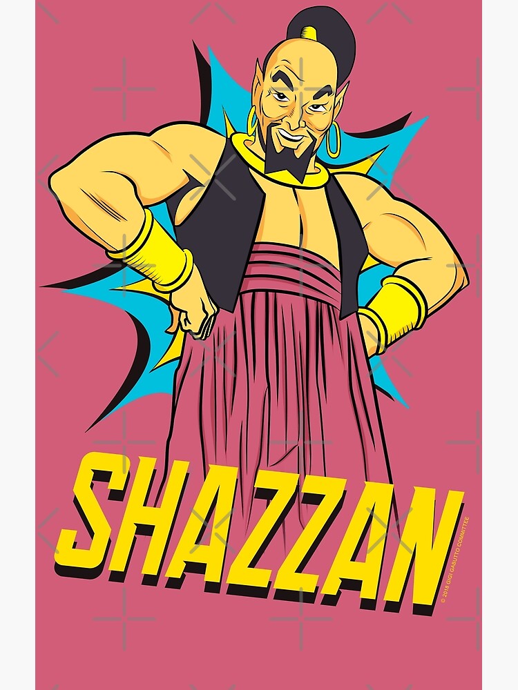 Shazzan Tv Shows Greeting Card By Gigi Gabutto Redbubble