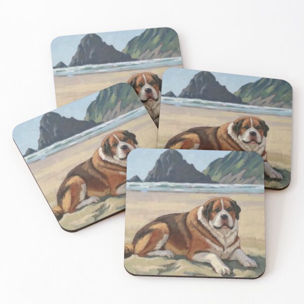 Item preview, St. Bernard On The Beach designed and sold by OregonsOwn.