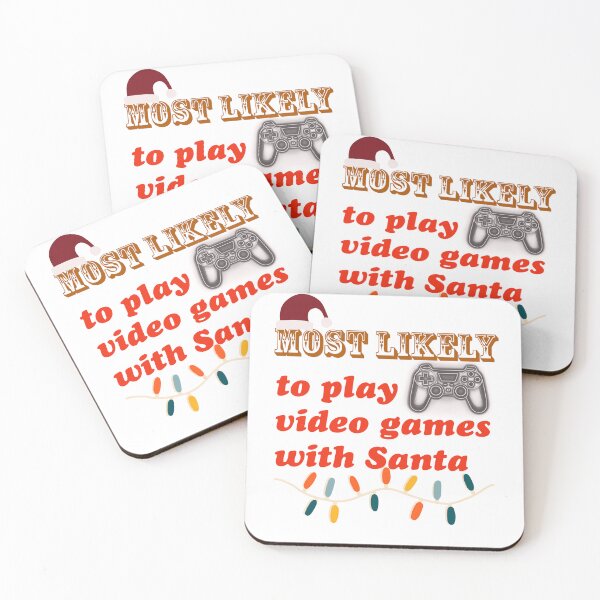 Item preview, Most likely to play video games with Santa designed and sold by Azrou shop.