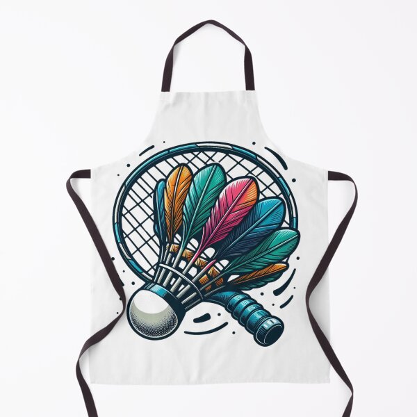 Item preview, Badminton racket and shuttlecock designed and sold by Abstractionaly.
