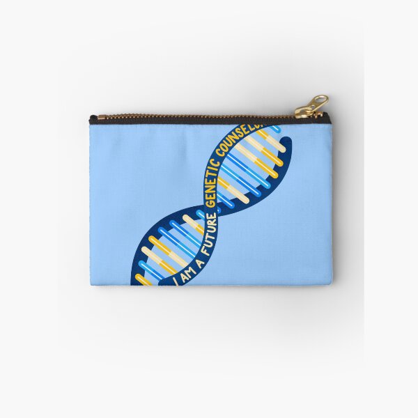 Item preview, Soy un futuro consejero genético (2D) - Azul y amarillo designed and sold by Genes-N-Tees.