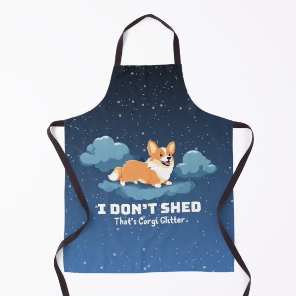 Item preview, Blue Cute Corgi Glitter  designed and sold by DominDesigns.