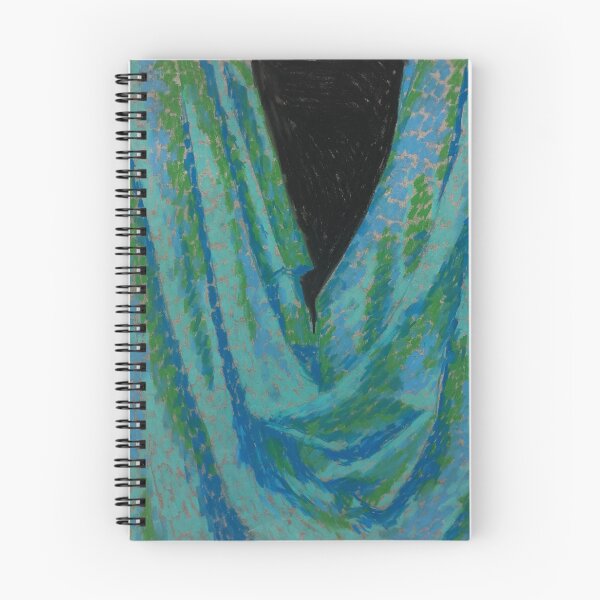 Item preview, blue green drapery pastel w/ optimized color designed and sold by ghoust28282.