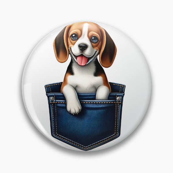 Item preview, dog in pocket, Beagle designed and sold by Truck Stop One.