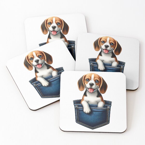 Item preview, dog in pocket, Beagle designed and sold by Truck Stop One.