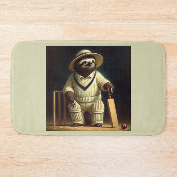 Item preview, Sloth Cricket Player designed and sold by CrankyOldDude.