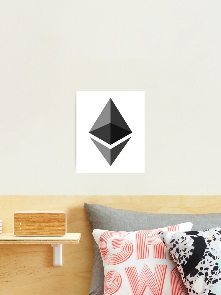 T-Shirt Ethereum Logo Criptovaluta – Maglietta Uomo Cotone Vintage