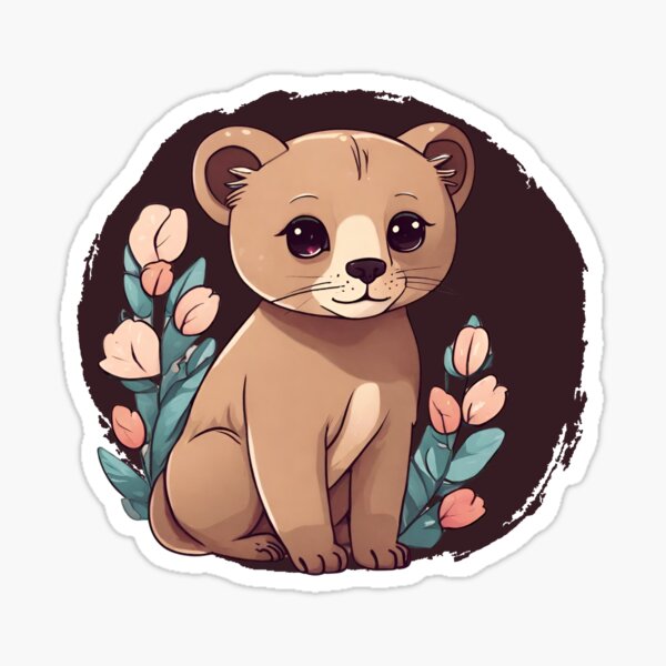 Item preview, Cute kawaii little fossa designed and sold by Rathnau.