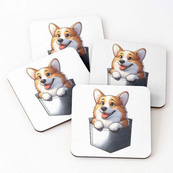 Item preview, dog in pocket,  Corgi designed and sold by Truck Stop One.