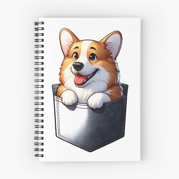 Item preview, dog in pocket,  Corgi designed and sold by Truck Stop One.