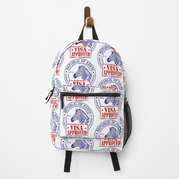 Item preview, Visa; Kenya; Africa; designed and sold by StickerApe.