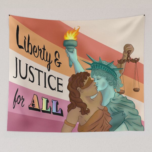 Item preview, Liberty & Justice designed and sold by art-by-tala.