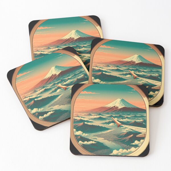 Item preview, Airplane Window Fuji Mountain designed and sold by devonclemon.