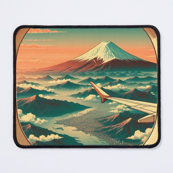 Item preview, Airplane Window Fuji Mountain designed and sold by devonclemon.