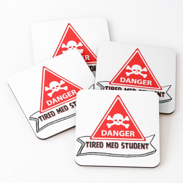 Item preview, Danger Tired Med Student, gift for Med students designed and sold by ImaginePrinting.