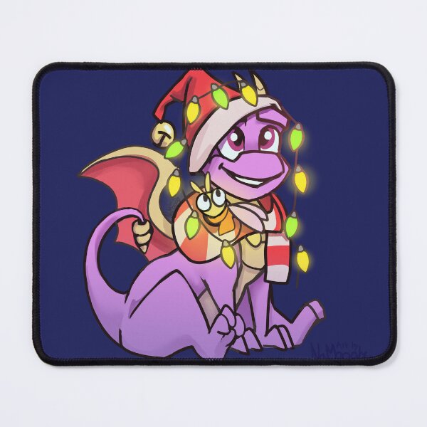 Item preview, Cute Christmas Spyro designed and sold by NaMoogle.