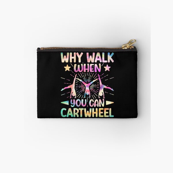 Item preview, Why Walk When You Can Cartwheel Tumbling Gymnastics Tie Dye designed and sold by Artisticlions-A.