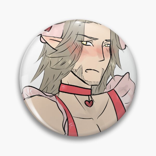 Item preview, Urianger button designed and sold by bunnyghoulinc.