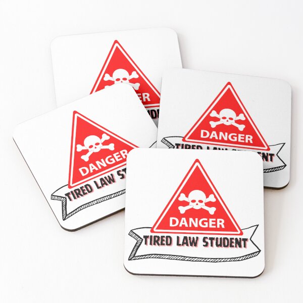 Item preview, Danger Tired Law Student, gift for Law students designed and sold by ImaginePrinting.